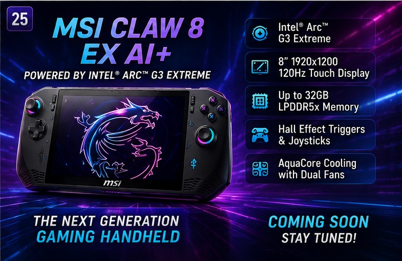 Acer Predator Atlas 8 gives Intel Arc G3 a serious handheld showcase