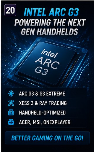 Intel Arc G3 keeps the handheld chip fight hot heading into June