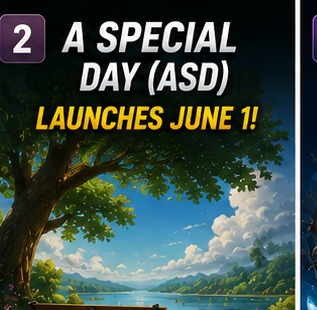 A Special Day enters the June 1 mobile launch list, but details remain thin