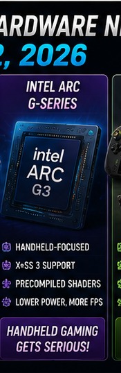 Intel Arc G3 makes handheld gaming chips a proper three-way fight