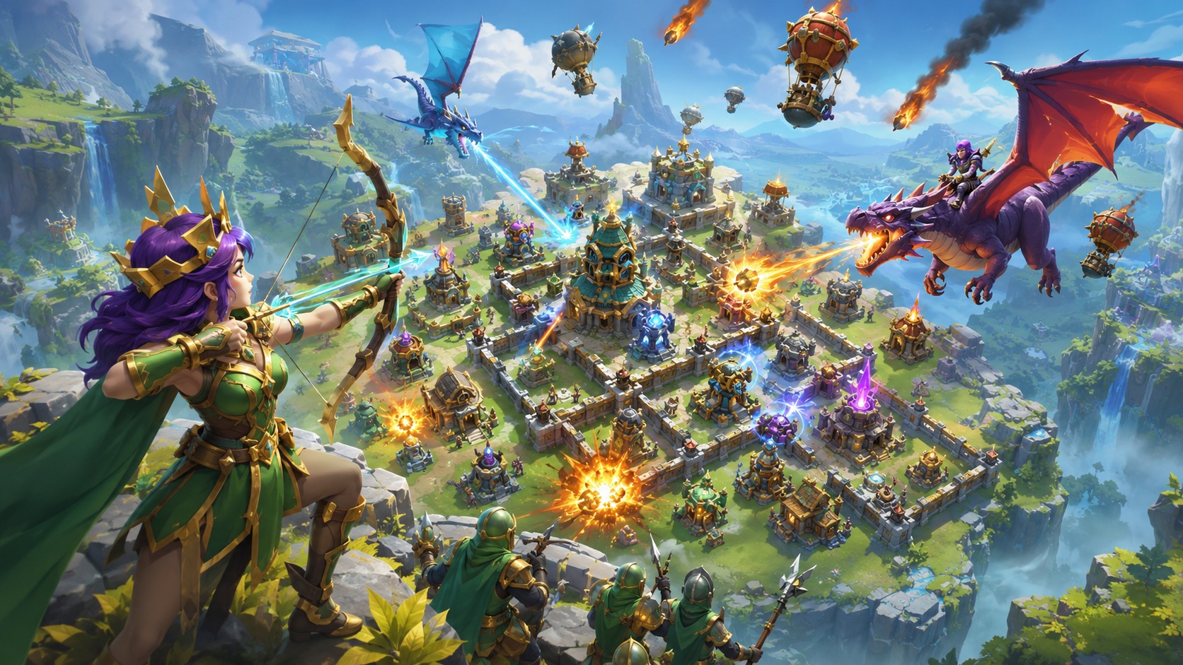 Clash of Clans Anime Anarchy Challenge turns Queen Charge into today’s three-star homework