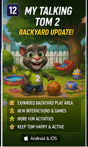 My Talking Tom 2 finally makes the backyard feel like more than decoration