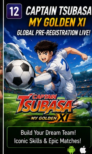 Captain Tsubasa: My Golden XI opens global pre-registration
