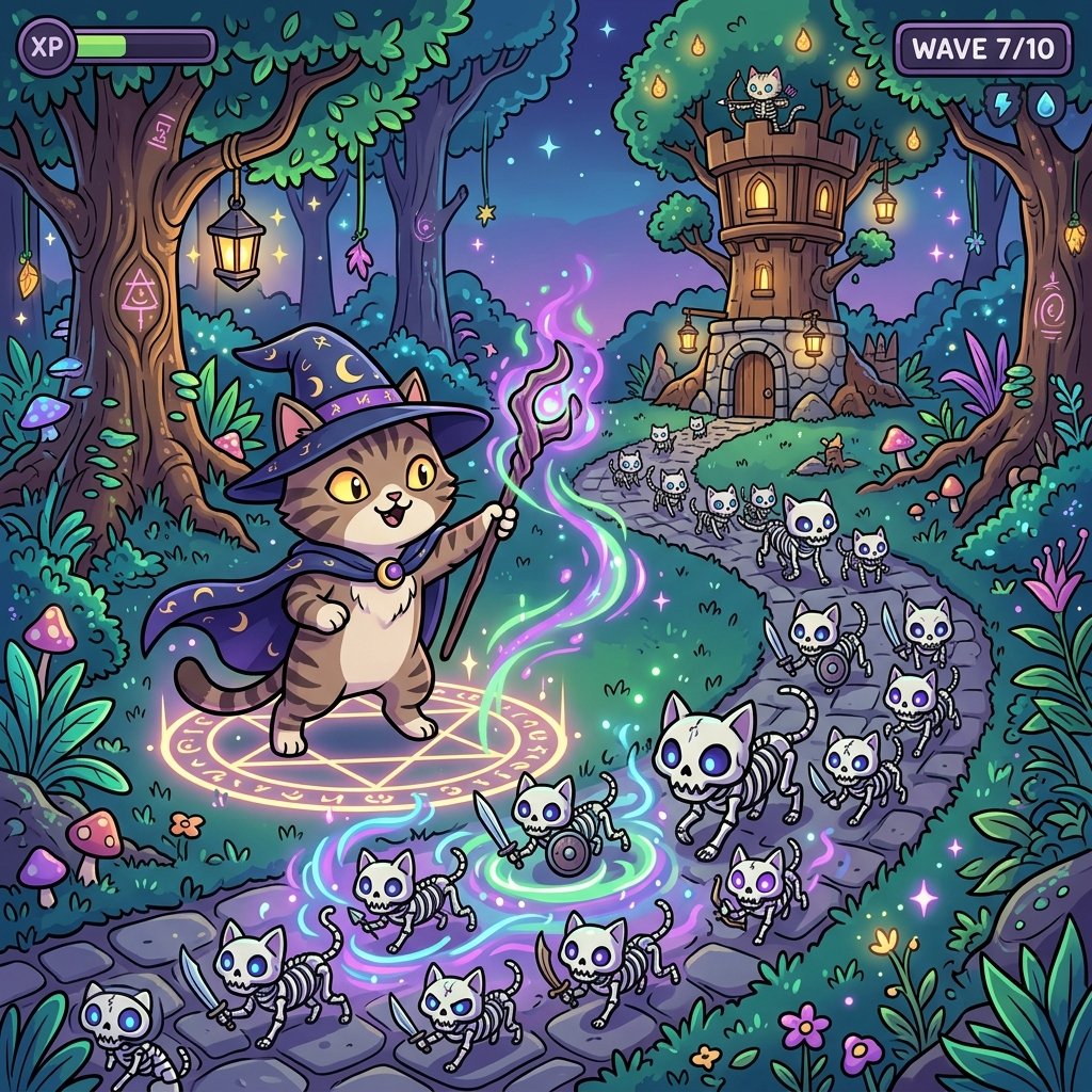 Nekomancer: Tower Defense prepares undead cat strategy for tomorrow