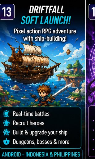 Driftfall keeps Indonesia and Philippines soft-launch seas busy