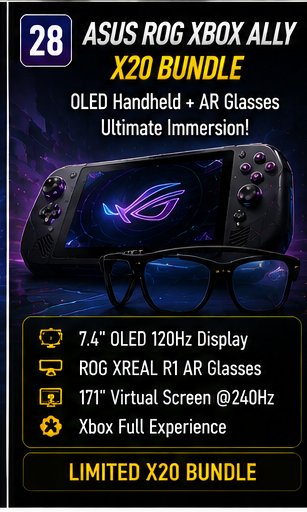 ASUS ROG XBOX Ally X20 bundle keeps OLED-and-AR handheld luxury alive