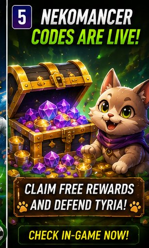 Nekomancer: Tower Defense code tracker opens as players start defending with cats