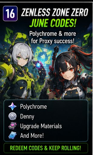 Zenless Zone Zero June codes keep Polychrome rewards in the Season 3 conversation