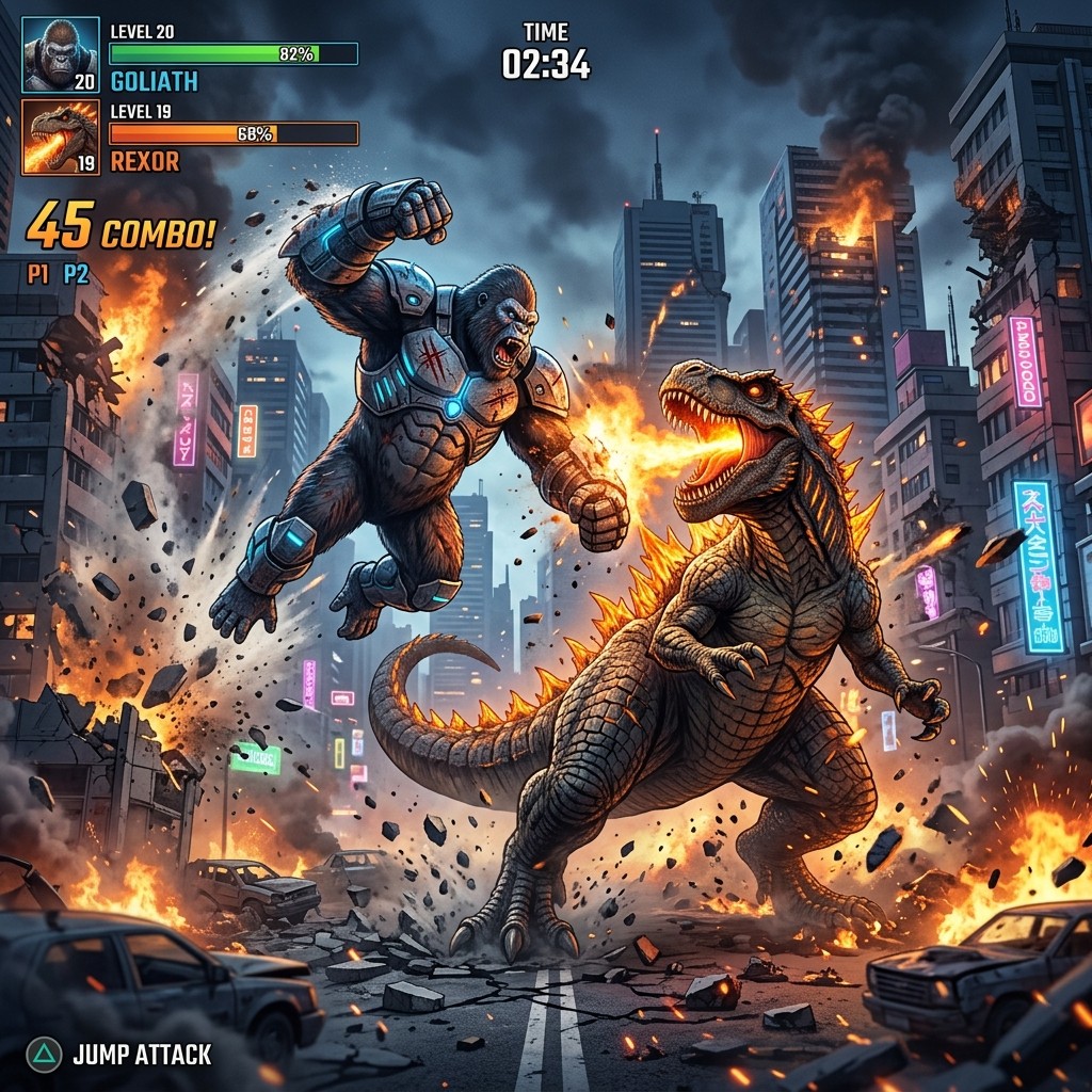 GigaBash is bringing kaiju arena chaos to Android and iOS