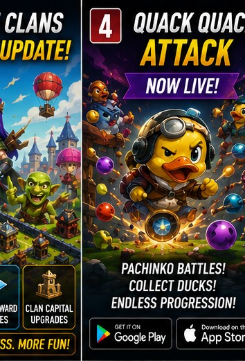 Quack Quack Attack goes live with duck-filled pachinko battles
