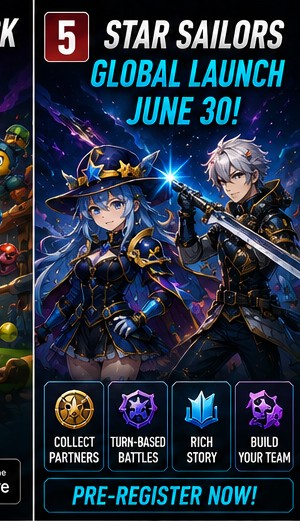 Star Sailors locks in June 30 global launch for turn-based fantasy RPG fans