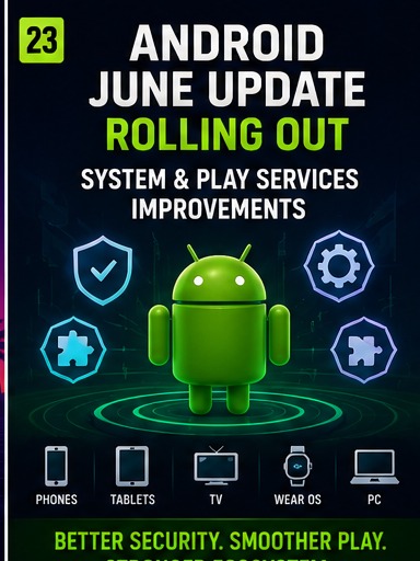 June Android system update notes continue rolling out