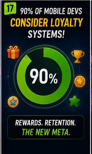 90% of mobile devs are considering loyalty systems