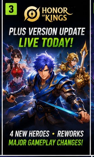 Honor of Kings Plus Version update goes live today