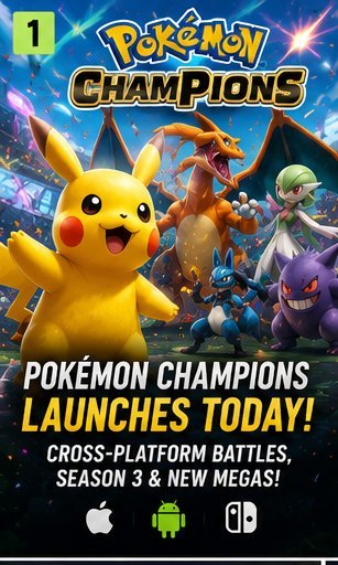 Pokémon Champions launches on mobile today