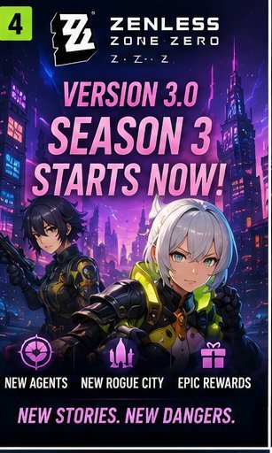 Zenless Zone Zero Version 3.0 begins Season 3