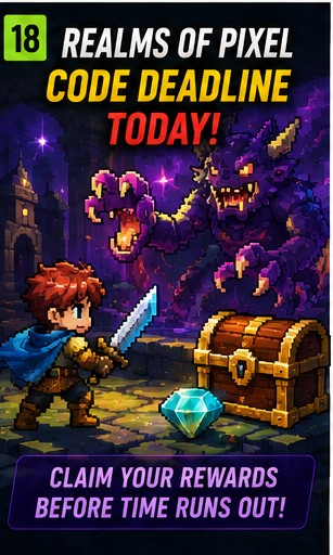 Realms of Pixel code deadline hits today