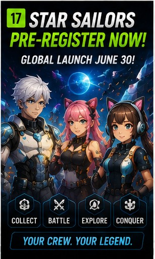 Star Sailors opens pre-registration
