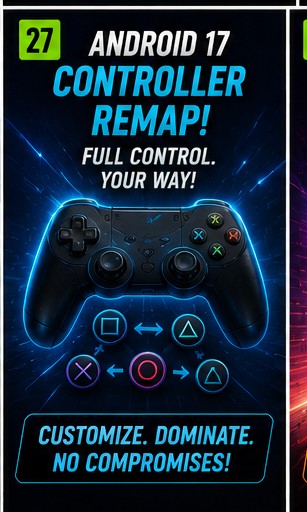 Android 17 adds native controller remapping