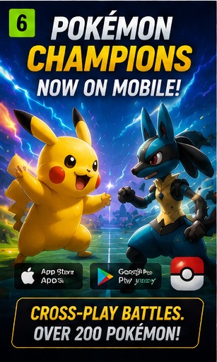 Pokémon Champions leads the new mobile release roundup