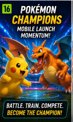 Pokémon Champions continues mobile launch momentum