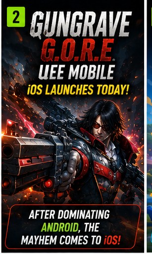 Gungrave G.O.R.E. UEE Mobile expected on iOS today