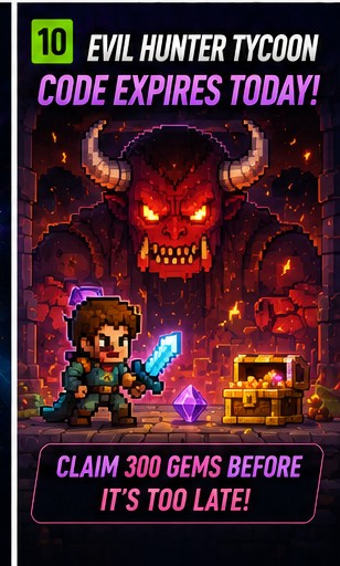Evil Hunter Tycoon code expires today