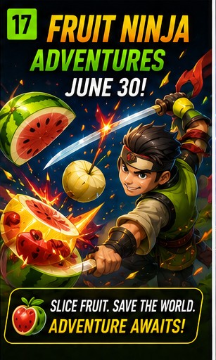 Fruit Ninja Adventures keeps slicing toward June 30