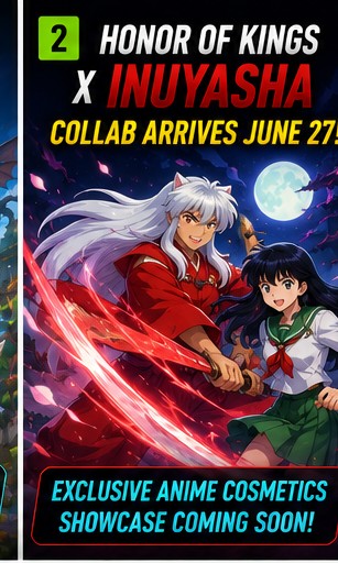Honor of Kings x Inuyasha collaboration arrives June 27