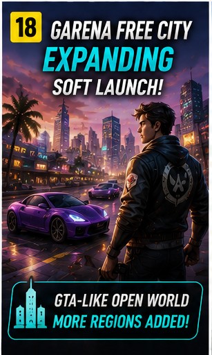 Garena Free City expands soft-launch signals