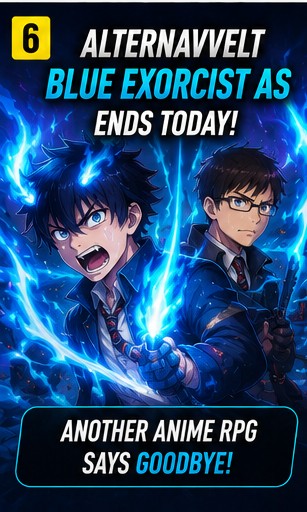 AlternaVvelt Blue Exorcist AS sunsets today