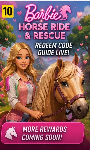 Barbie Horse Ride & Rescue redeem-code guide goes live