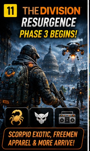 The Division Resurgence Phase 3 starts today