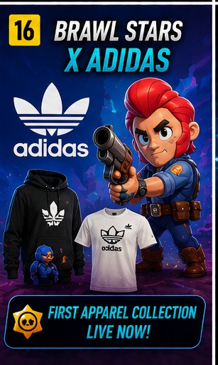 Brawl Stars teams up with Adidas