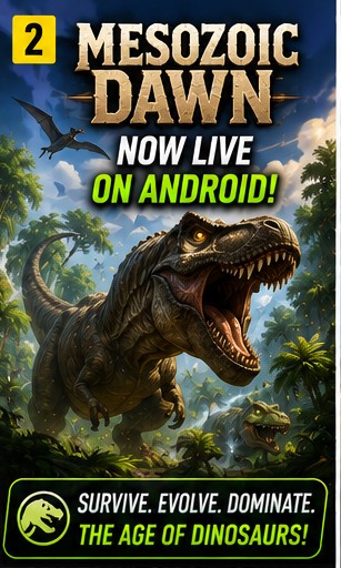 Mesozoic Dawn launches on Android