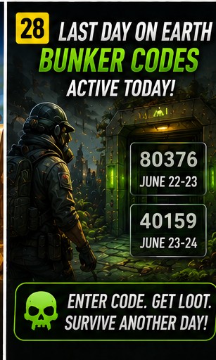 Last Day on Earth bunker alpha code active today