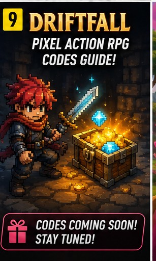 Driftfall: Pixel Action RPG redeem codes guide arrives