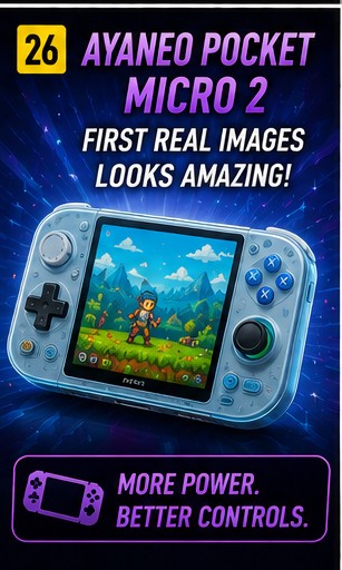 AYANEO shows first proper Pocket Micro 2 images