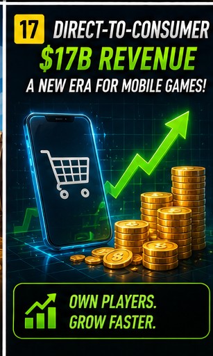 D2C mobile game revenues reach $17bn