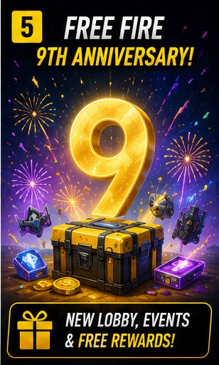 Free Fire celebrates its 9th anniversary