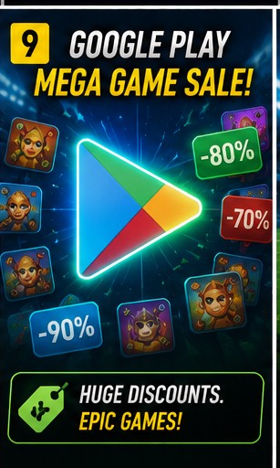 Google Play Mega Game Sale 2026 highlights major mobile discounts