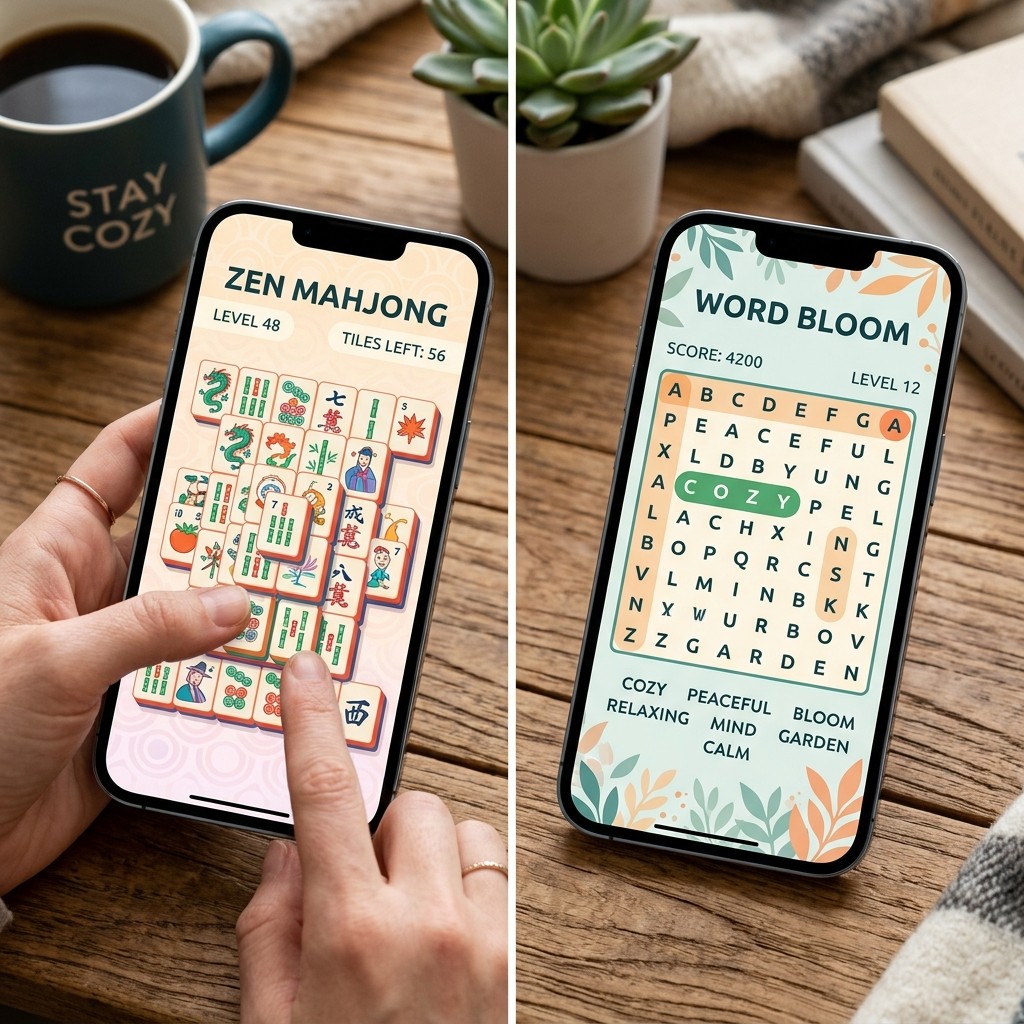 Vita Mahjong and Zen Word top May mobile game ad charts