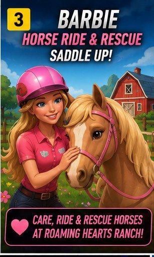 Barbie Horse Ride & Rescue stays in the weekly spotlight