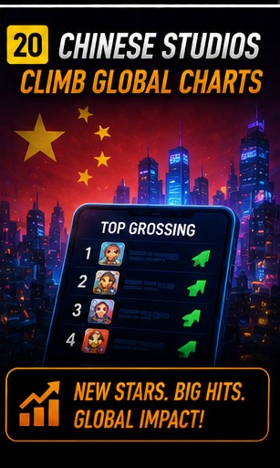 Chinese genre specialists climb global mobile revenue charts