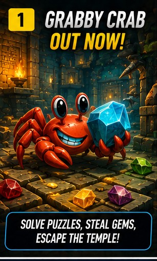 Grabby Crab headlines this week’s new mobile picks