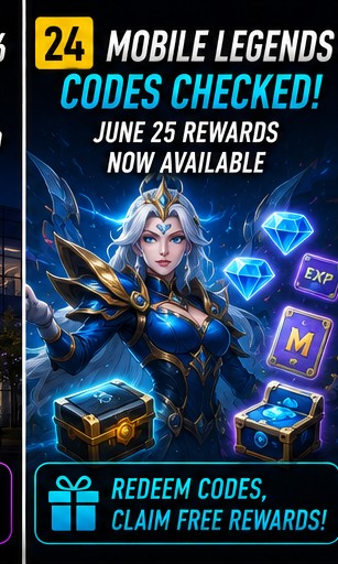 Mobile Legends redeem codes checked for June 25