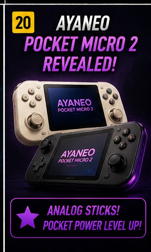 AYANEO Pocket Micro 2 reveal lands today