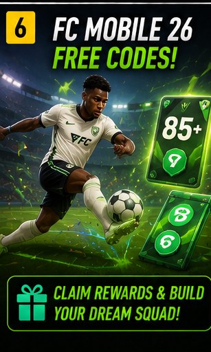 FC Mobile 26 redeem codes checked today