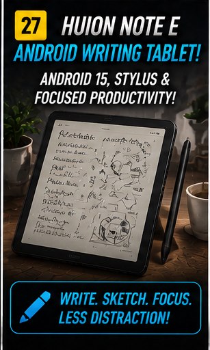 Huion Note E shows Android tablets can go creative and focused