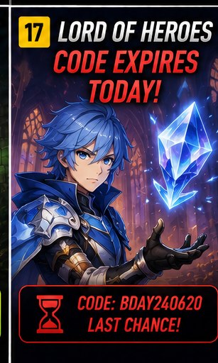 Lord of Heroes code expires today